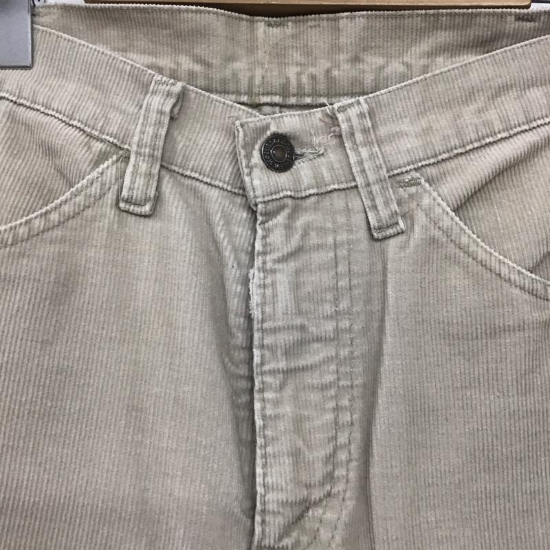 リーバイス Levi s パンツ デニム、ジーンズ コーデュロイパンツ スリムパンツ カジュアルパンツ 30インチ 無地 ベージュ / ベージュ /  メンズ USED 古着 中古 10145305