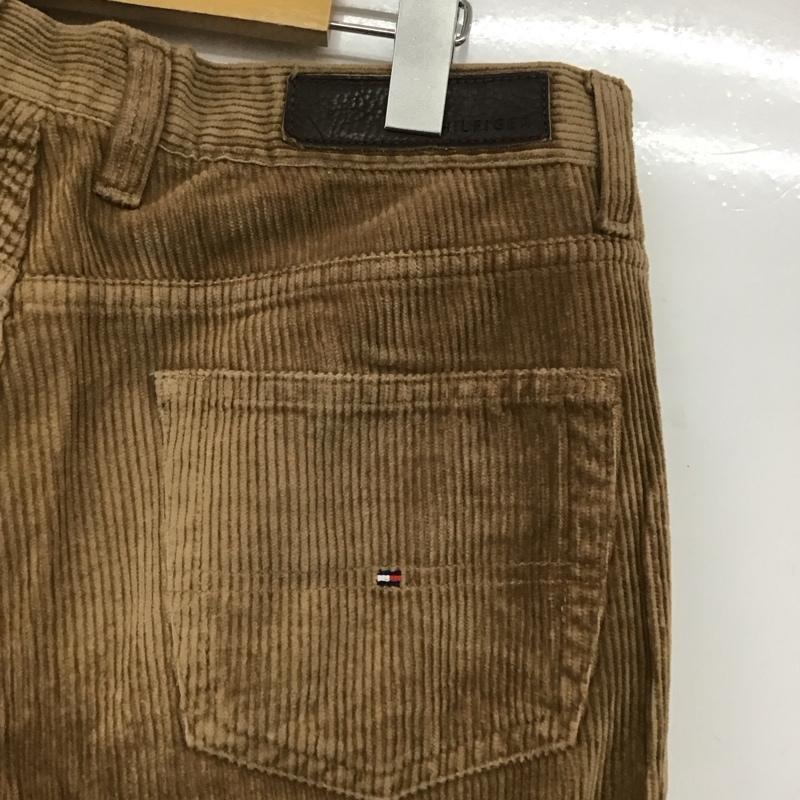 トミーヒルフィガー TOMMY HILFIGER パンツ デニム、ジーンズ コーデュロイパンツ スリムパンツ カジュアルパンツ ストレッチパンツ 32インチ 無地 茶 / ブラウン /  メンズ USED 古着 中古 10145307