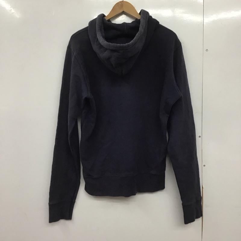 ディーゼル DIESEL パーカー 長袖 プルオーバーパーカー スウェット L プリント 紺 / ネイビー /  メンズ USED 古着 中古 10145309