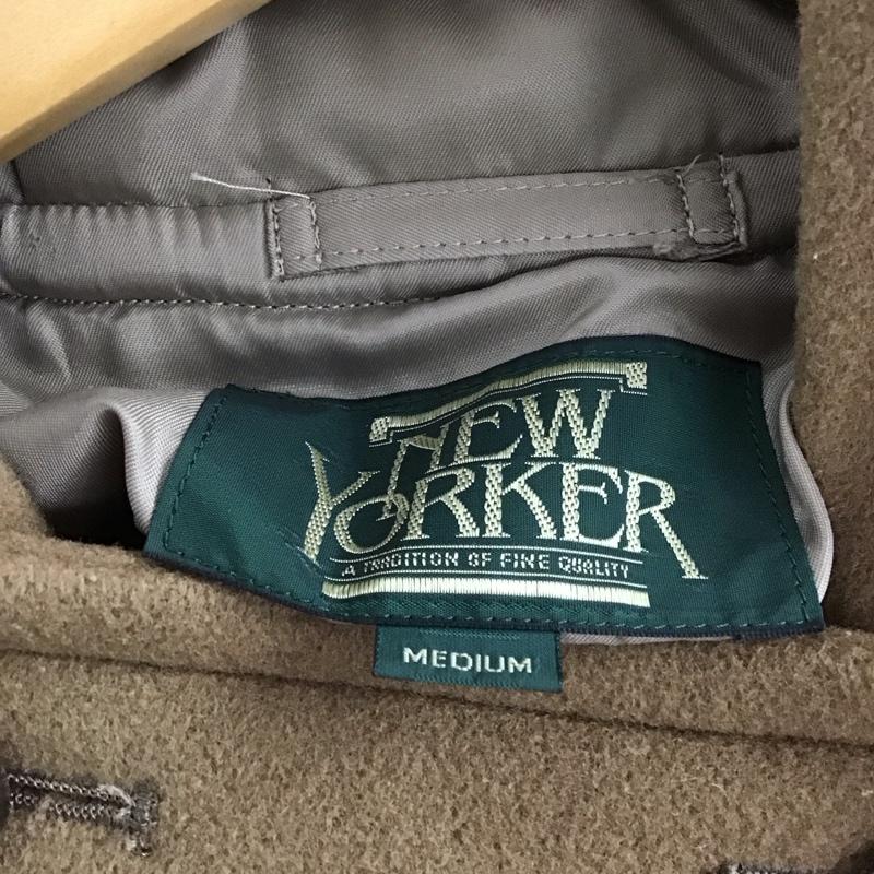 ニューヨーカー NEWYORKER コート コート一般 ダッフルコート ロングコート アウター M 無地 茶 / ブラウン /  メンズ USED 古着 中古 10145314