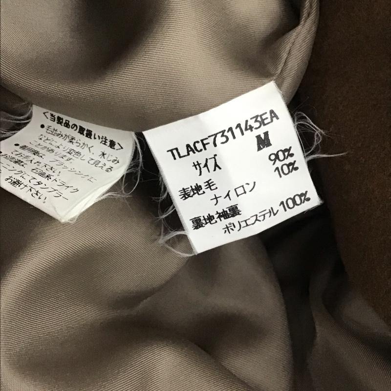 ニューヨーカー NEWYORKER コート コート一般 ダッフルコート ロングコート アウター M 無地 茶 / ブラウン /  メンズ USED 古着 中古 10145314