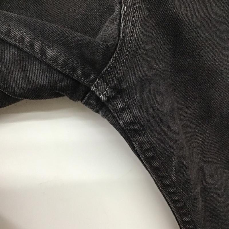 ビーエーエーコスチューム BAA COSTUME MFG パンツ デニム、ジーンズ デニムパンツ スリムパンツ カジュアルパンツ ストレッチパンツ 無地 黒 / ブラック /  メンズ USED 古着 中古 10145333