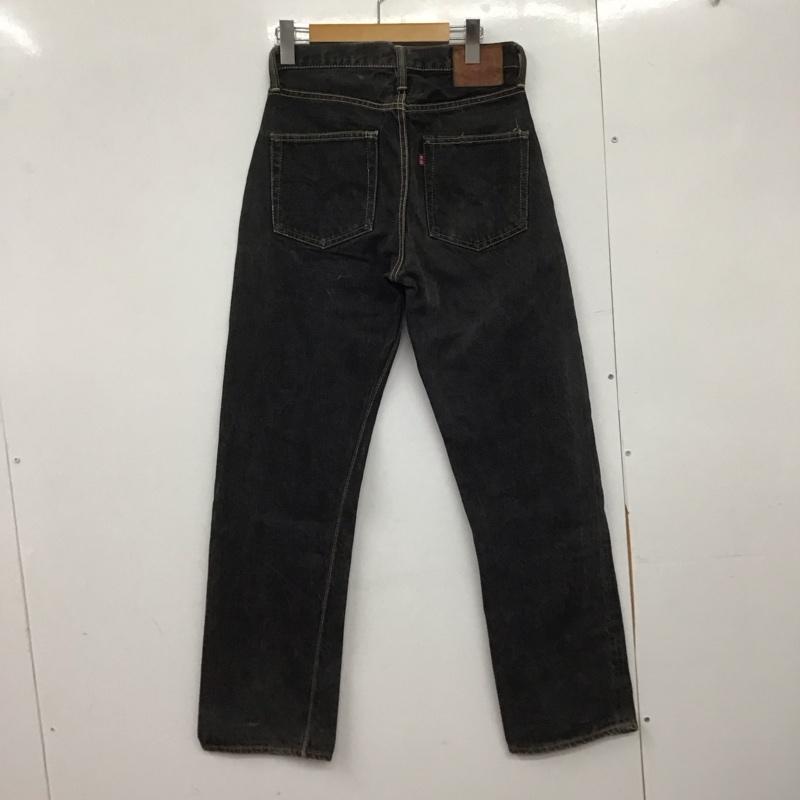スカルジーンズ SKULLJEANS パンツ デニム、ジーンズ デニムパンツ ワイドパンツ カジュアルパンツ 28インチ 無地 黒 / ブラック /  メンズ USED 古着 中古 10145335