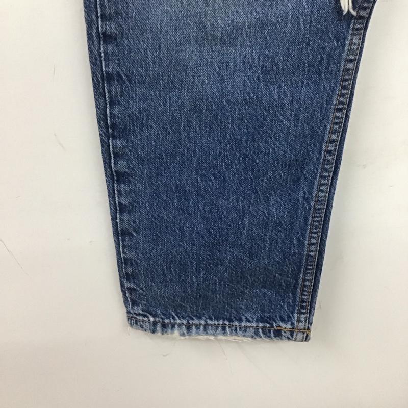 ザラ ZARA パンツ デニム、ジーンズ デニムパンツ スリムパンツ カジュアルパンツ 38インチ ダメージ加工 インディゴ / インディゴ /  メンズ USED 古着 中古 10145337