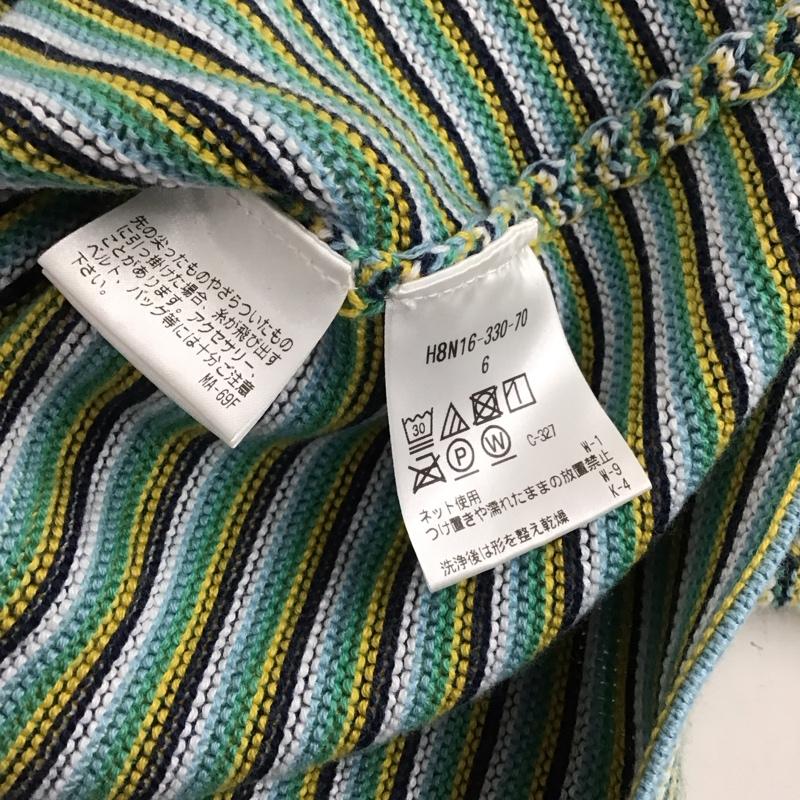 マッキントッシュフィロソフィー MACKINTOSH PHILOSOPH カットソー 半袖 半袖カットソー プリントTシャツ クルーネックカットソー 6 ボーダー柄 マルチカラー / マルチカラー /  メンズ USED 古着 中古 10145340