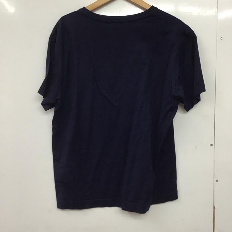 ブラックレーベルクレストブリッジ BLACK LABEL CRESTBRIDGE Tシャツ 半袖 半袖カットソー プリントTシャツ クルーネックカットソー L ロゴ、文字 紺 / ネイビー /  メンズ USED 古着 中古 10145342