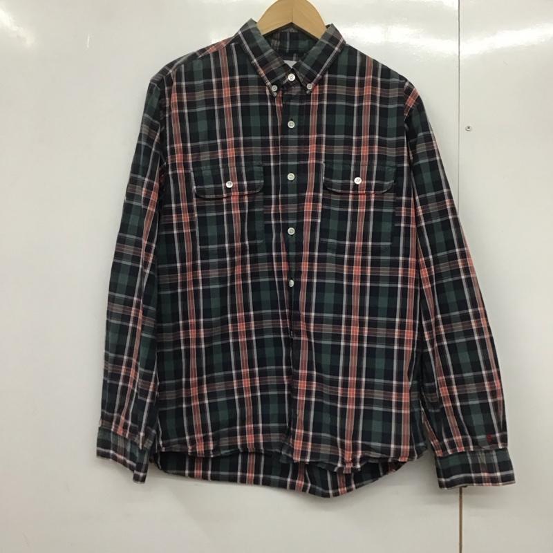グッドイナフ GOODENOUGH シャツ、ブラウス 長袖 長袖シャツ チェックシャツ カラーシャツ ボタンダウンシャツ チェック マルチカラー / マルチカラー /  メンズ USED 古着 中古 10145355