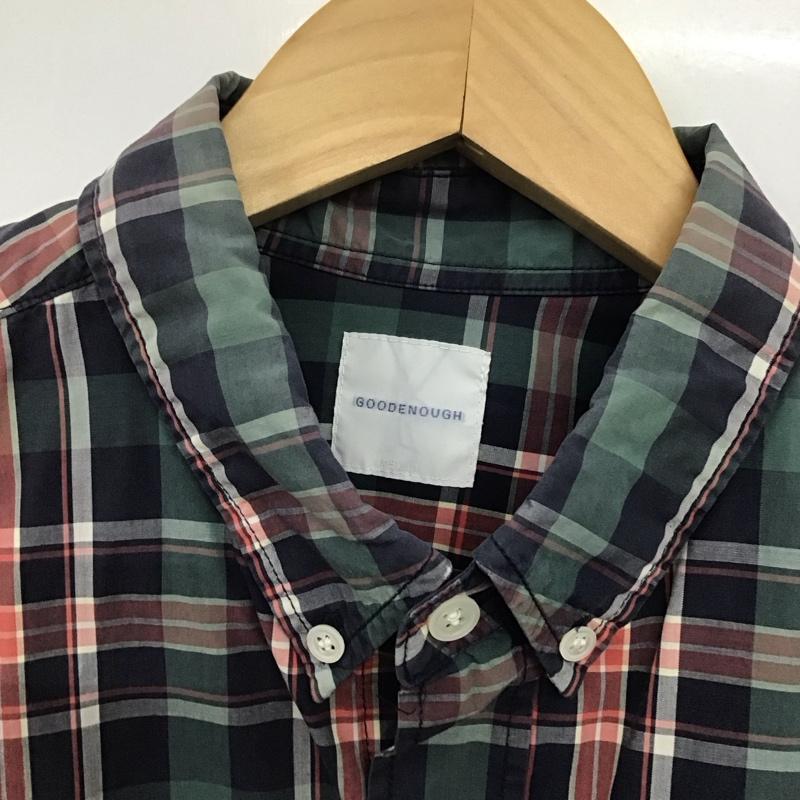 グッドイナフ GOODENOUGH シャツ、ブラウス 長袖 長袖シャツ チェックシャツ カラーシャツ ボタンダウンシャツ チェック マルチカラー / マルチカラー /  メンズ USED 古着 中古 10145355