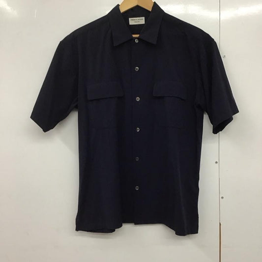 フリークスストア FREAK S STORE シャツ、ブラウス 半袖 半袖シャツ 無地シャツ ポケットシャツ M 無地 紺 / ネイビー /  メンズ USED 古着 中古 10145366