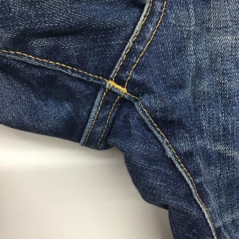 ジャパンブルージーンズ JAPAN BLUE JEANS パンツ デニム、ジーンズ デニムパンツ スリムパンツ カジュアルパンツ ストレッチパンツ XL ダメージ加工 インディゴ / インディゴ /  メンズ USED 古着 中古 10145368