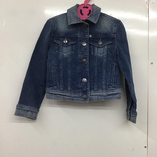 アルマーニエクスチェンジ ARMANI EXCHANGE ジャケット、上着 ジャケット、ブレザー デニムジャケット Gジャン アウター カジュアルジャケット 無地 インディゴ / インディゴ /  ボーイズ USED 古着 中古 10145395