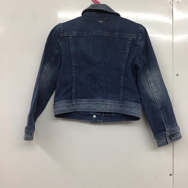 アルマーニエクスチェンジ ARMANI EXCHANGE ジャケット、上着 ジャケット、ブレザー デニムジャケット Gジャン アウター カジュアルジャケット 無地 インディゴ / インディゴ /  ボーイズ USED 古着 中古 10145395