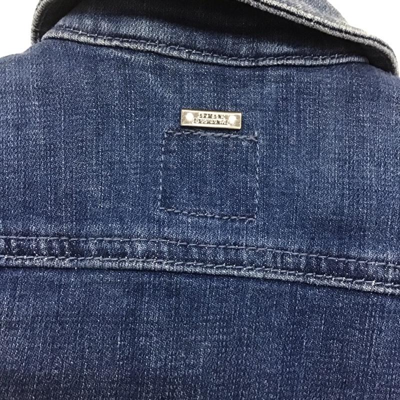 アルマーニエクスチェンジ ARMANI EXCHANGE ジャケット、上着 ジャケット、ブレザー デニムジャケット Gジャン アウター カジュアルジャケット 無地 インディゴ / インディゴ /  ボーイズ USED 古着 中古 10145395
