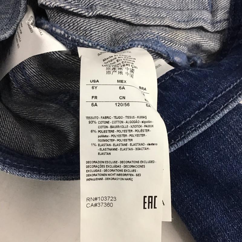 アルマーニエクスチェンジ ARMANI EXCHANGE ジャケット、上着 ジャケット、ブレザー デニムジャケット Gジャン アウター カジュアルジャケット 無地 インディゴ / インディゴ /  ボーイズ USED 古着 中古 10145395