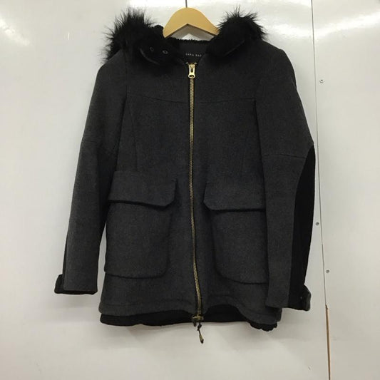 ザラベーシック ZARA BASIC ジャケット、上着 ジャケット、ブレザー ジップアップジャケットパーカー アウター XS 無地 ダークグレー / ダークグレー /  レディース USED 古着 中古 10145405