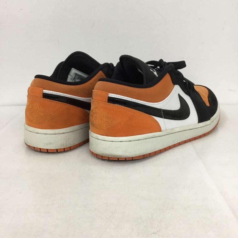 ナイキ NIKE スニーカー スニーカー 553558-128 AIR JORDAN 1 LOW 26.5cm 26.5cm ロゴ、文字 白 / ホワイト / X 黒 / ブラック / X 橙 / オレンジ /  メンズ USED 古着 中古 10145447