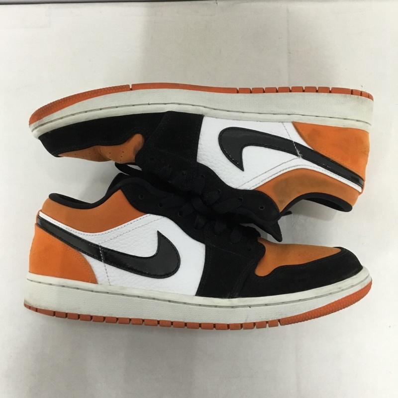 ナイキ NIKE スニーカー スニーカー 553558-128 AIR JORDAN 1 LOW 26.5cm 26.5cm ロゴ、文字 白 / ホワイト / X 黒 / ブラック / X 橙 / オレンジ /  メンズ USED 古着 中古 10145447