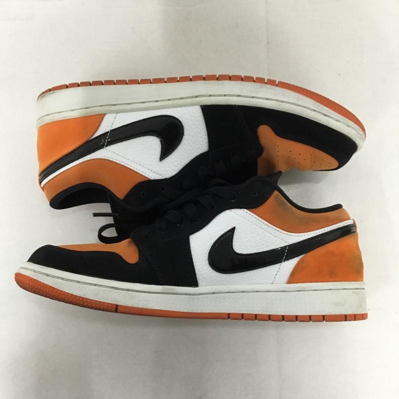ナイキ NIKE スニーカー スニーカー 553558-128 AIR JORDAN 1 LOW 26.5cm 26.5cm ロゴ、文字 白 / ホワイト / X 黒 / ブラック / X 橙 / オレンジ /  メンズ USED 古着 中古 10145447