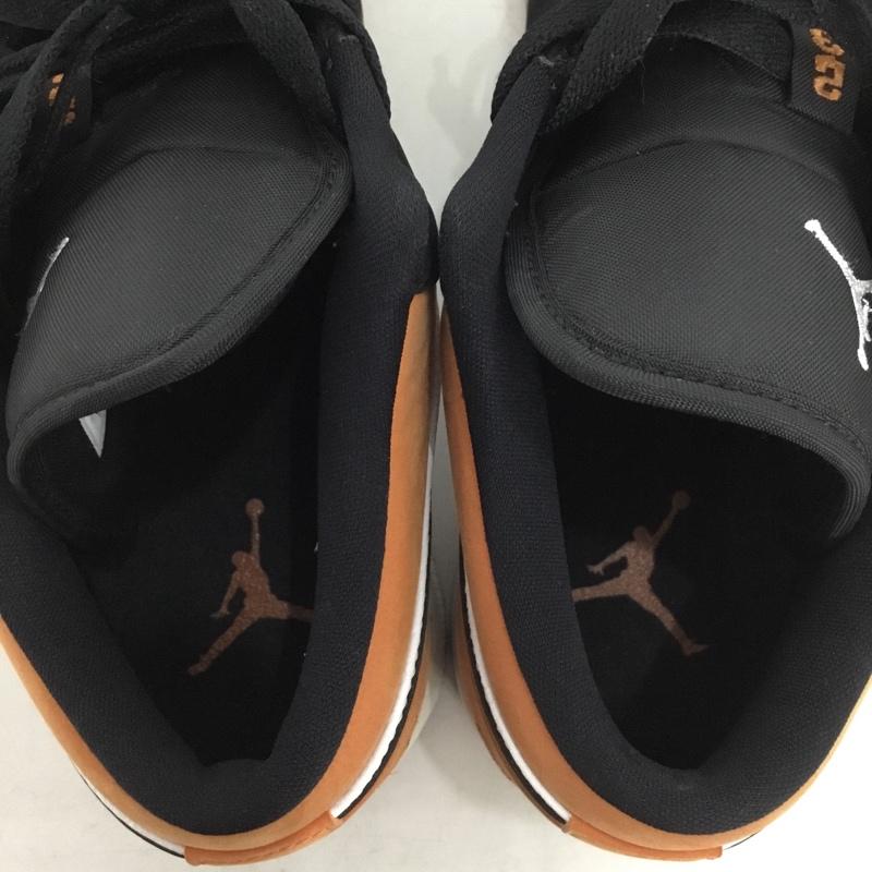 ナイキ NIKE スニーカー スニーカー 553558-128 AIR JORDAN 1 LOW 26.5cm 26.5cm ロゴ、文字 白 / ホワイト / X 黒 / ブラック / X 橙 / オレンジ /  メンズ USED 古着 中古 10145447