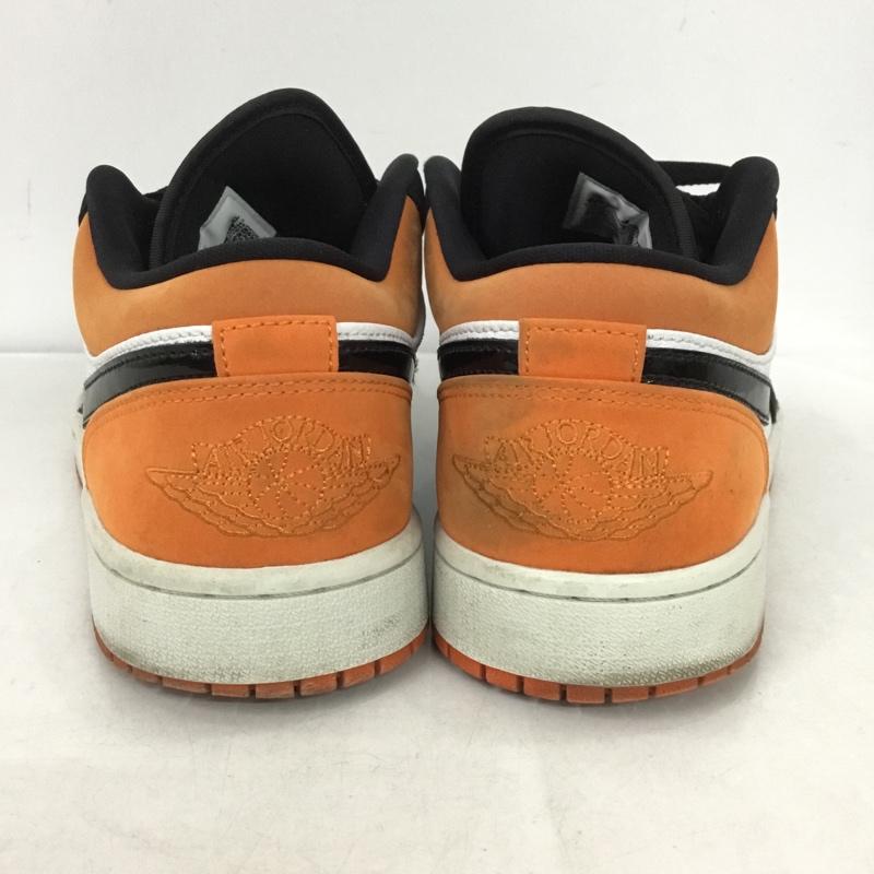 ナイキ NIKE スニーカー スニーカー 553558-128 AIR JORDAN 1 LOW 26.5cm 26.5cm ロゴ、文字 白 / ホワイト / X 黒 / ブラック / X 橙 / オレンジ /  メンズ USED 古着 中古 10145447