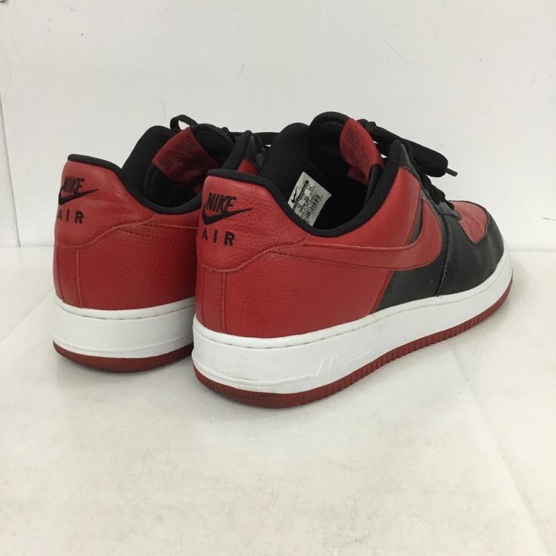 ナイキ NIKE スニーカー スニーカー 820266-009 AIR FORCE 1 LOW 29cm 29.0cm ロゴ、文字 黒 / ブラック / X 赤 / レッド / X 白 / ホワイト /  メンズ USED 古着 中古 10145451
