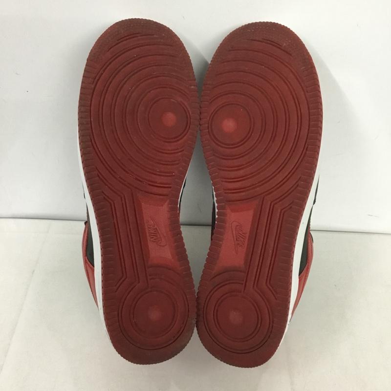 ナイキ NIKE スニーカー スニーカー 820266-009 AIR FORCE 1 LOW 29cm 29.0cm ロゴ、文字 黒 / ブラック / X 赤 / レッド / X 白 / ホワイト /  メンズ USED 古着 中古 10145451