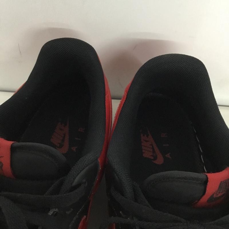 ナイキ NIKE スニーカー スニーカー 820266-009 AIR FORCE 1 LOW 29cm 29.0cm ロゴ、文字 黒 / ブラック / X 赤 / レッド / X 白 / ホワイト /  メンズ USED 古着 中古 10145451