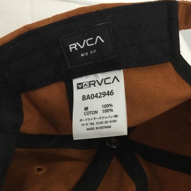 ルーカ RVCA 帽子 キャップ BA042946 コットン ロゴ、文字 茶 / ブラウン /  メンズ USED 古着 中古 10145454