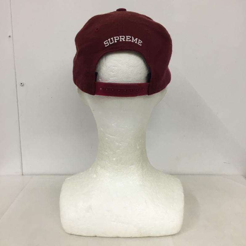 シュプリーム Supreme 帽子 キャップ アメリカ製 ロゴ、文字 えんじ / ワインレッド /  メンズ USED 古着 中古 10145463