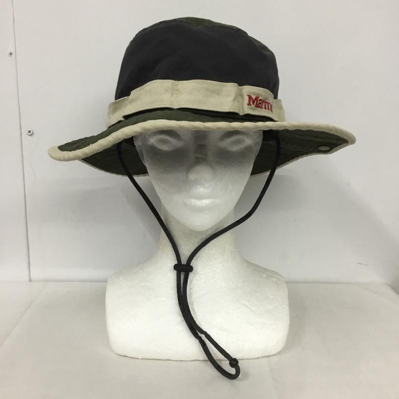 マーモット Marmot 帽子 ハット MJH-S3333 サファリハット ロゴ、文字 カーキ / カーキ / X 紺 / ネイビー / X ベージュ / ベージュ /  メンズ USED 古着 中古 10145465
