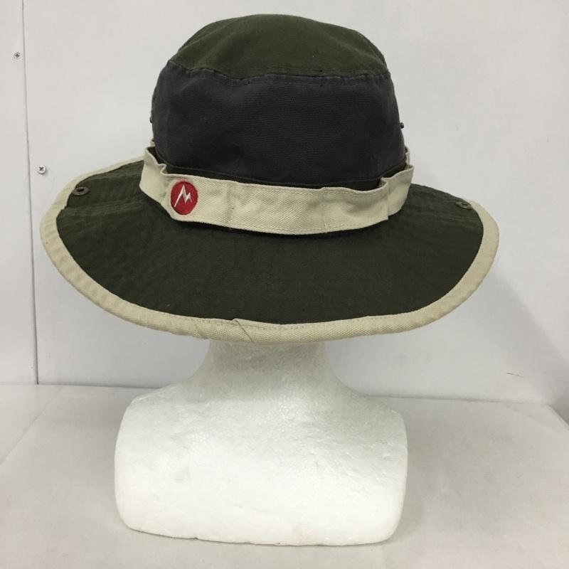 マーモット Marmot 帽子 ハット MJH-S3333 サファリハット ロゴ、文字 カーキ / カーキ / X 紺 / ネイビー / X ベージュ / ベージュ /  メンズ USED 古着 中古 10145465