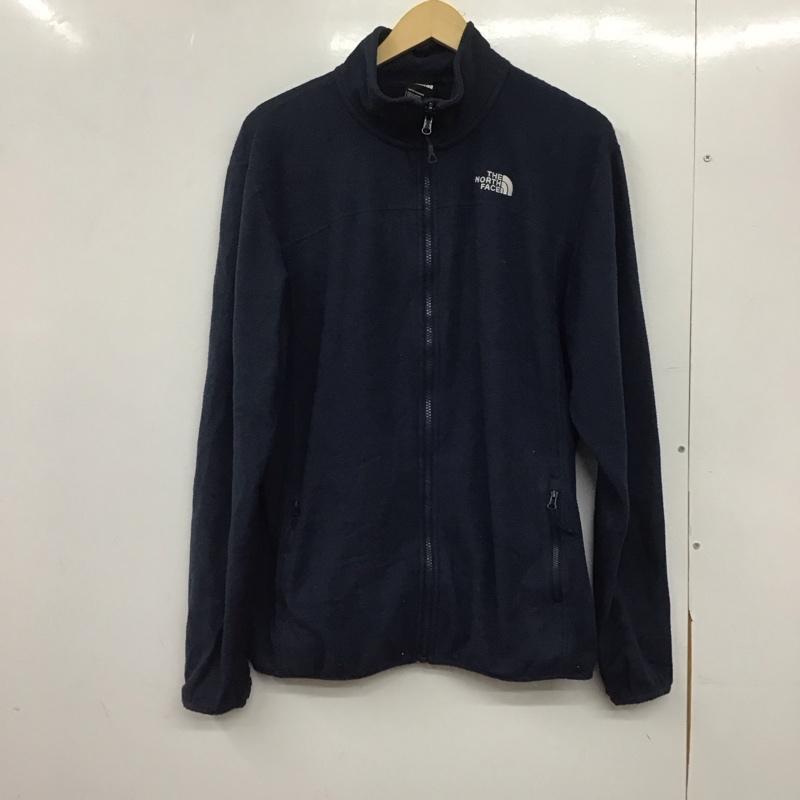 ザノースフェイス THE NORTH FACE ジャケット、上着 ジャケット、ブレザー nf0a5ihq ジップアップフリース カジュアルジャケット L ロゴ、文字 紺 / ネイビー /  メンズ USED 古着 中古 10145494