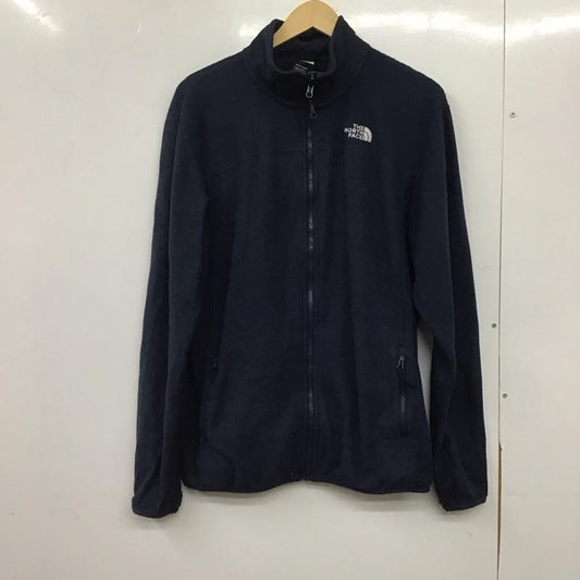 ザノースフェイス THE NORTH FACE ジャケット、上着 ジャケット、ブレザー nf0a5ihq ジップアップフリース カジュアルジャケット L ロゴ、文字 紺 / ネイビー /  メンズ USED 古着 中古 10145494