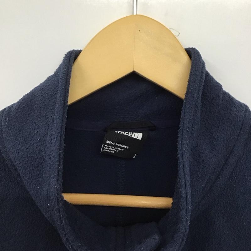 ザノースフェイス THE NORTH FACE ジャケット、上着 ジャケット、ブレザー nf0a5ihq ジップアップフリース カジュアルジャケット L ロゴ、文字 紺 / ネイビー /  メンズ USED 古着 中古 10145494