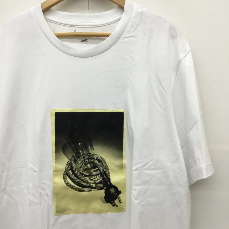 オーエーエムシー OAMC Tシャツ 半袖 XL プリント 白 / ホワイト /  メンズ USED 古着 中古 10145518