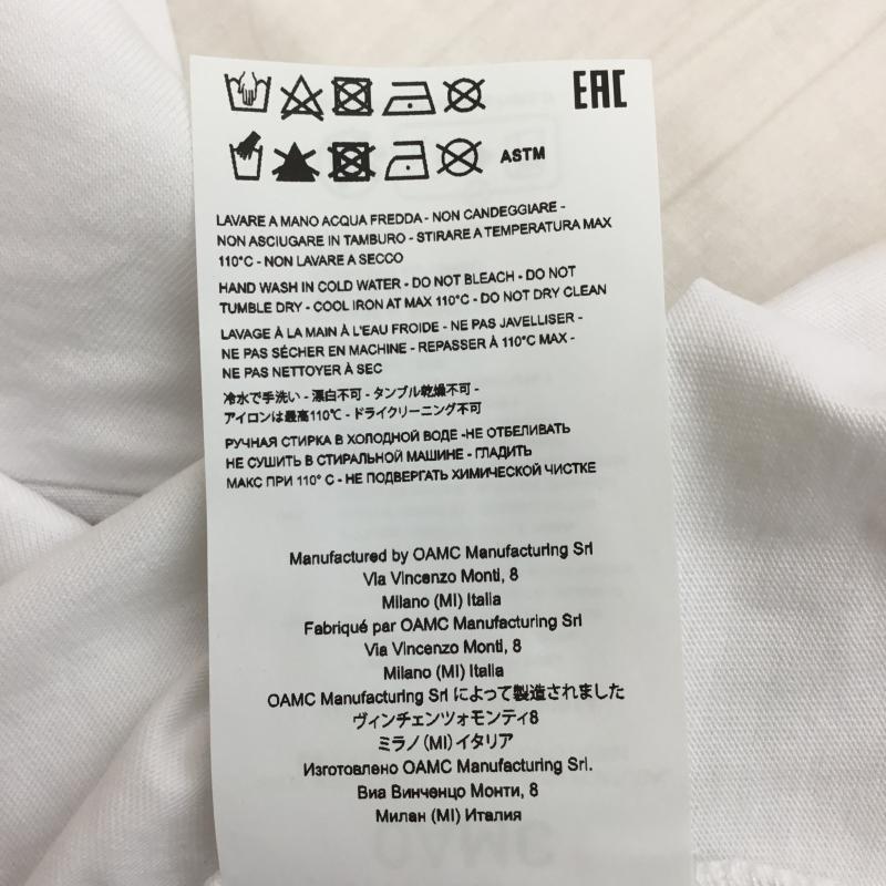 オーエーエムシー OAMC Tシャツ 半袖 XL プリント 白 / ホワイト /  メンズ USED 古着 中古 10145518
