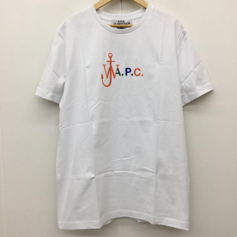 アーペーセー A.P.C. Tシャツ 半袖 JW Anderson XL ロゴ、文字 白 / ホワイト /  メンズ USED 古着 中古 10145519
