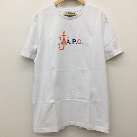 アーペーセー A.P.C. Tシャツ 半袖 JW Anderson XL ロゴ、文字 白 / ホワイト /  メンズ USED 古着 中古 10145519