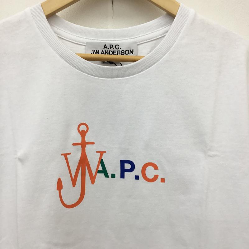 アーペーセー A.P.C. Tシャツ 半袖 JW Anderson XL ロゴ、文字 白 / ホワイト /  メンズ USED 古着 中古 10145519