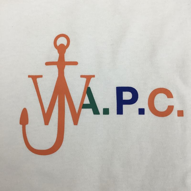 アーペーセー A.P.C. Tシャツ 半袖 JW Anderson XL ロゴ、文字 白 / ホワイト /  メンズ USED 古着 中古 10145519