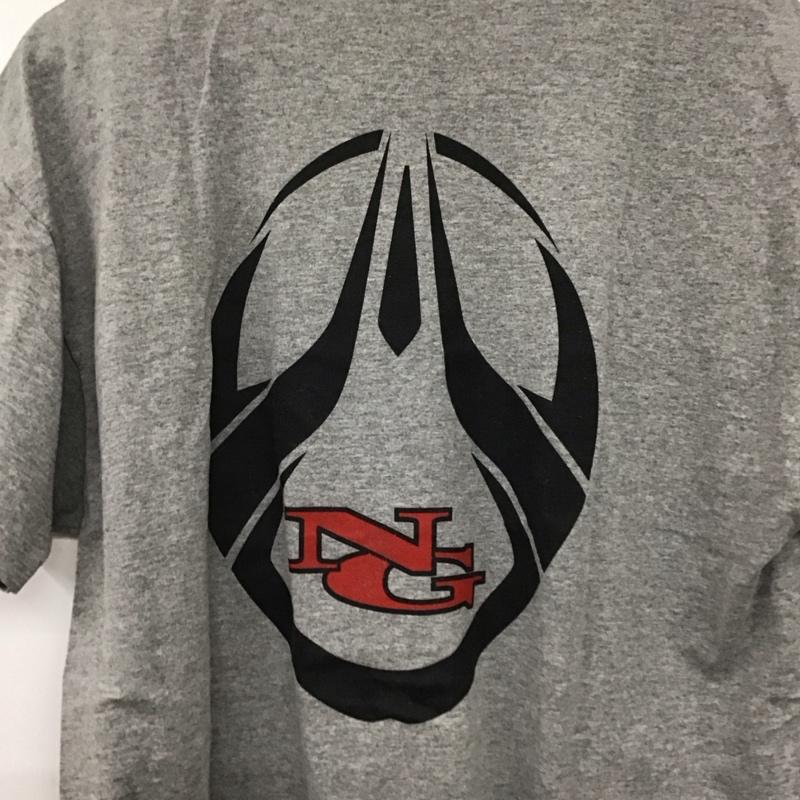 ラッセルアスレティック Russell Athletic Tシャツ 半袖 半袖カットソー プリントTシャツ クルーネックカットソー M ロゴ、文字 灰 / グレー /  メンズ USED 古着 中古 10145528