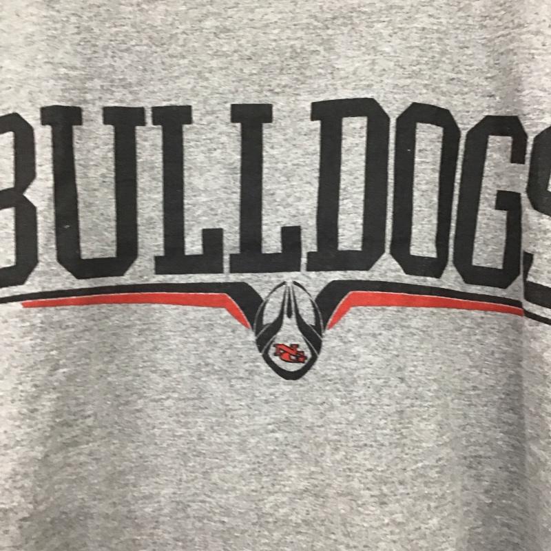 ラッセルアスレティック Russell Athletic Tシャツ 半袖 半袖カットソー プリントTシャツ クルーネックカットソー M ロゴ、文字 灰 / グレー /  メンズ USED 古着 中古 10145528