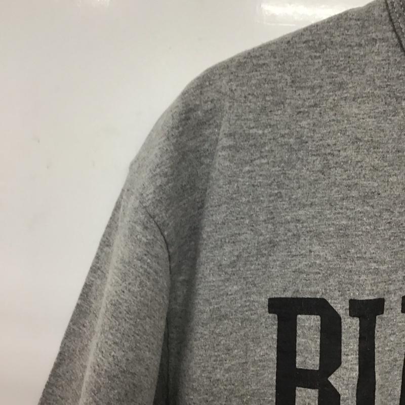 ラッセルアスレティック Russell Athletic Tシャツ 半袖 半袖カットソー プリントTシャツ クルーネックカットソー M ロゴ、文字 灰 / グレー /  メンズ USED 古着 中古 10145528