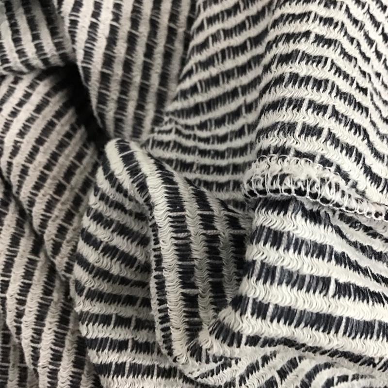 ザラメン ZARA MAN カットソー 半袖 半袖カットソー プリントTシャツ クルーネックカットソー M ストライプ 白 / ホワイト / X 黒 / ブラック /  メンズ USED 古着 中古 10145535