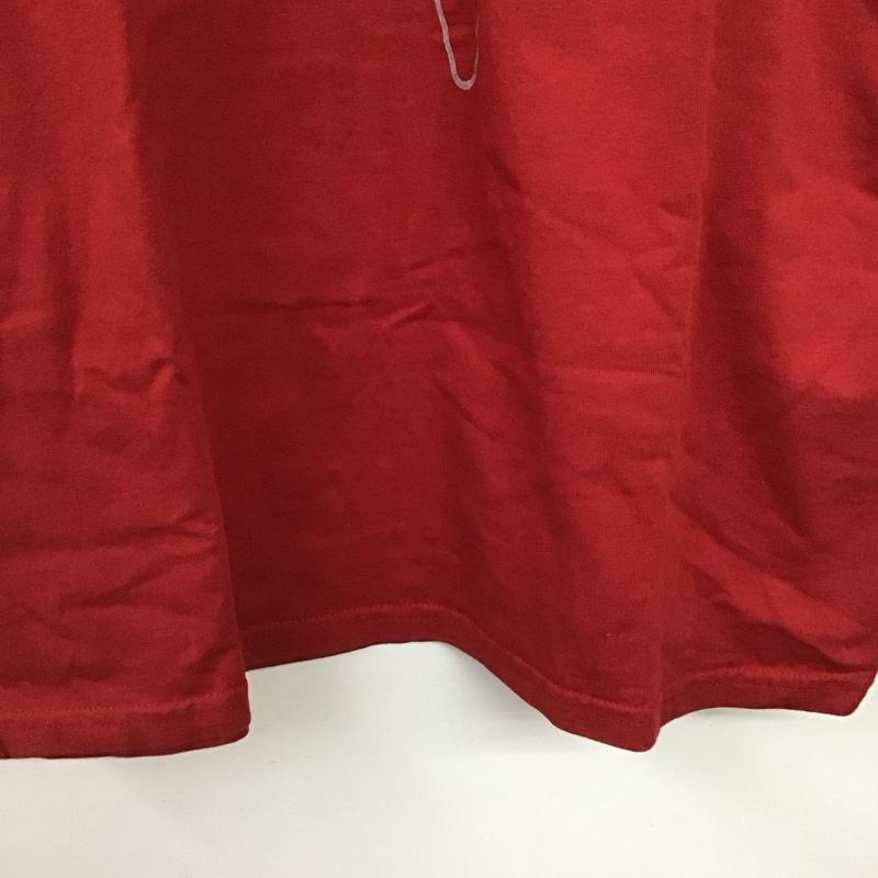 エアジョーダン AIR JORDAN Tシャツ 半袖 半袖カットソー プリントTシャツ クルーネックカットソー L ロゴ、文字 赤 / レッド /  メンズ USED 古着 中古 10145537