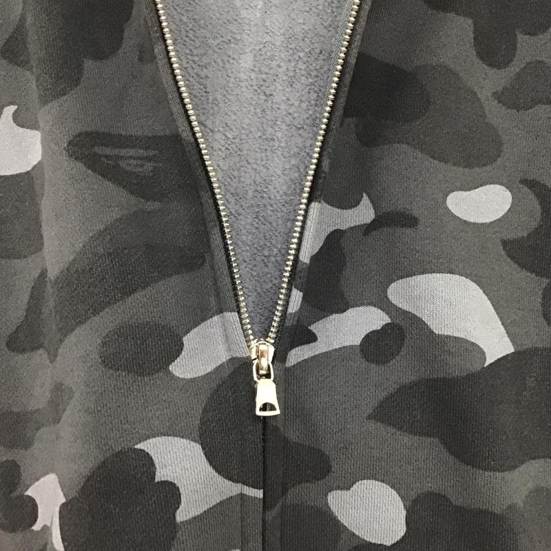ベイプ BAPE ベスト ベスト ベスト ジップアップベスト スウェット L カモフラージュ柄・迷彩 マルチカラー / マルチカラー /  メンズ USED 古着 中古 10145559