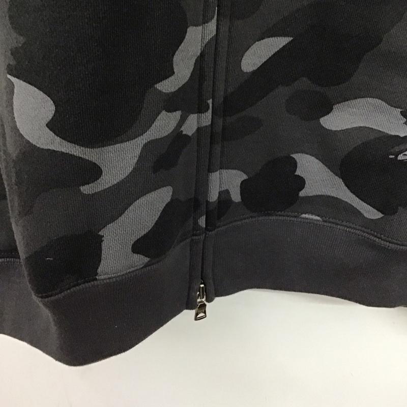 ベイプ BAPE ベスト ベスト ベスト ジップアップベスト スウェット L カモフラージュ柄・迷彩 マルチカラー / マルチカラー /  メンズ USED 古着 中古 10145559
