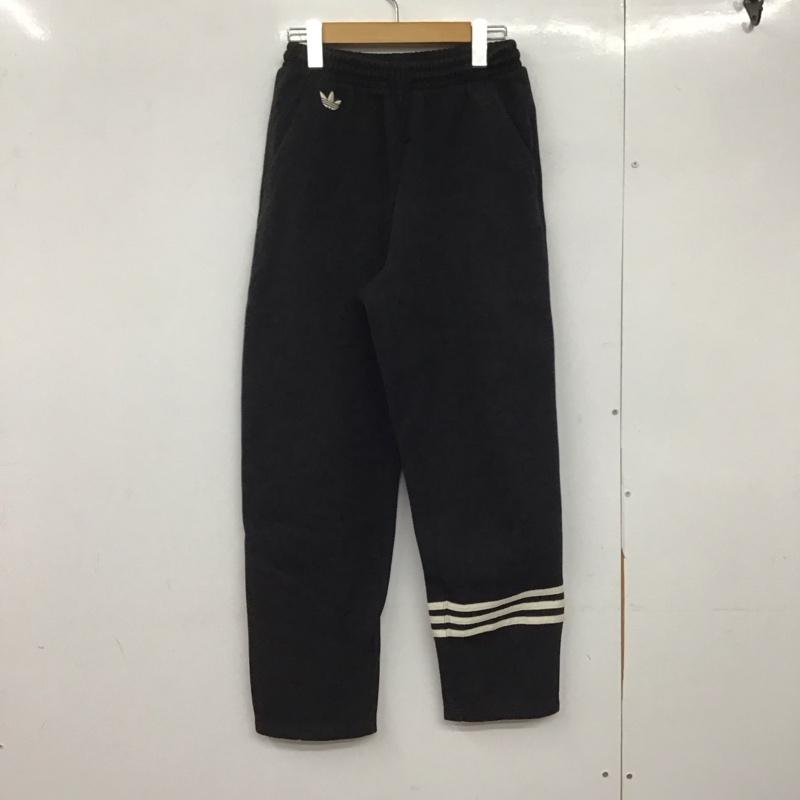 アディダス adidas パンツ ワークパンツ、ペインターパンツ hr8694 トラックパンツ ジャージ S ロゴ、文字 黒 / ブラック /  メンズ USED 古着 中古 10145574