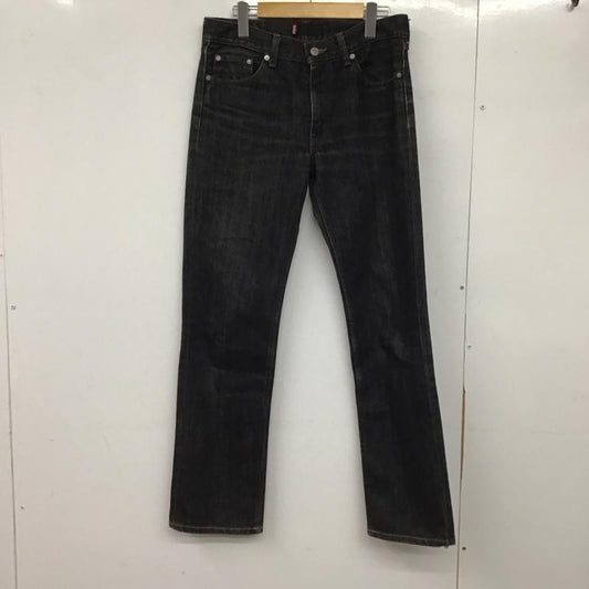 リーバイストラウスアンドコー Levi Strauss & co. パンツ デニム、ジーンズ デニムパンツ スリムパンツ カジュアルパンツ ストレッチパンツ 30インチ 無地 黒 / ブラック /  メンズ USED 古着 中古 10145575