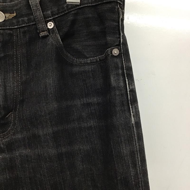 リーバイストラウスアンドコー Levi Strauss & co. パンツ デニム、ジーンズ デニムパンツ スリムパンツ カジュアルパンツ ストレッチパンツ 30インチ 無地 黒 / ブラック /  メンズ USED 古着 中古 10145575
